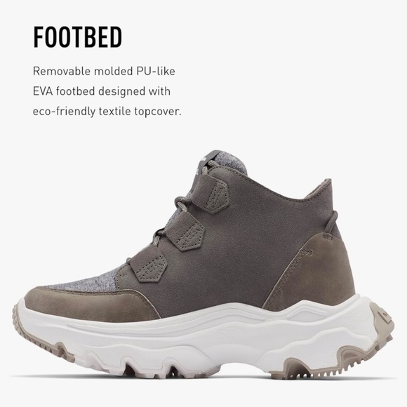 NWT SOREL Kinetic Breakthru Caribou Sneaker Boot - Picture 4 of 5